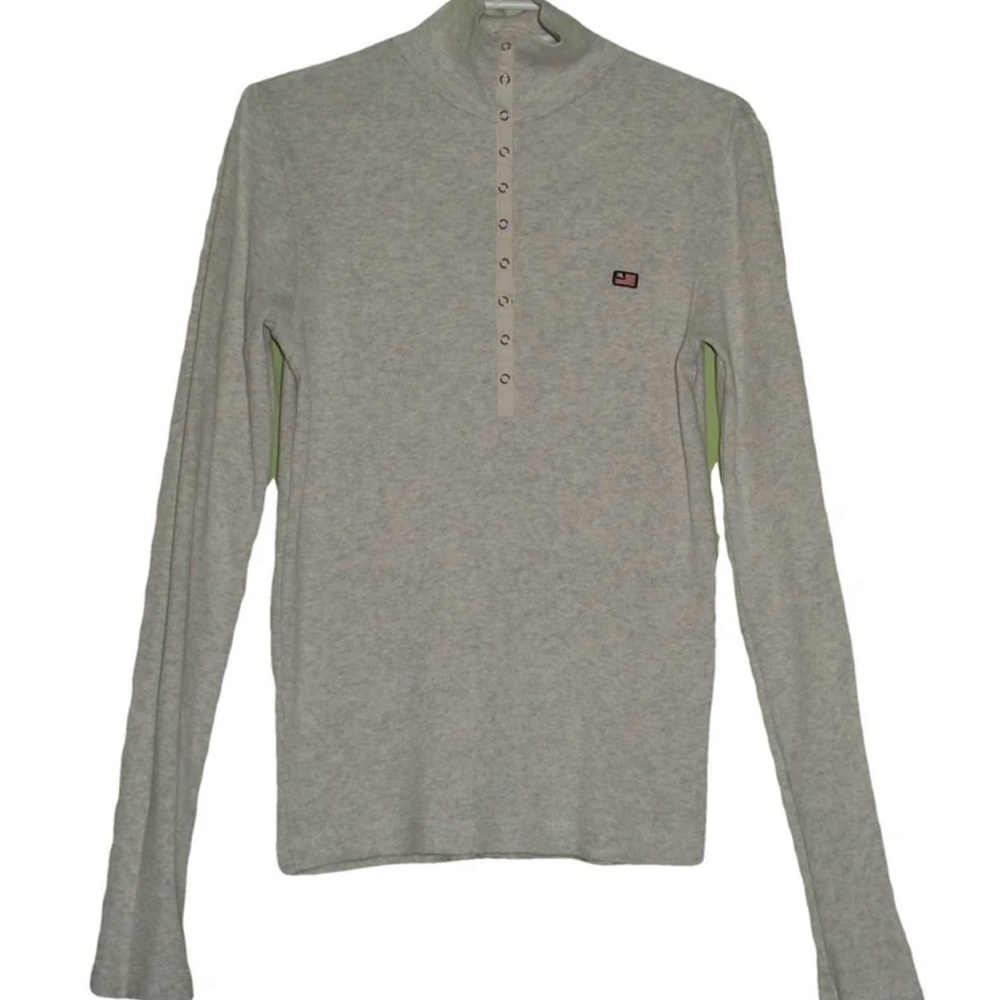 Polo by Ralph Lauren Light Gray Long-Sleeve Henley